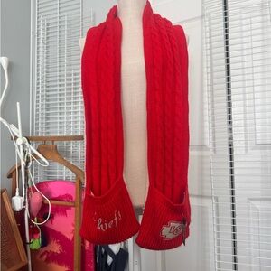 NFL Kansas City Chiefs Scarf Red